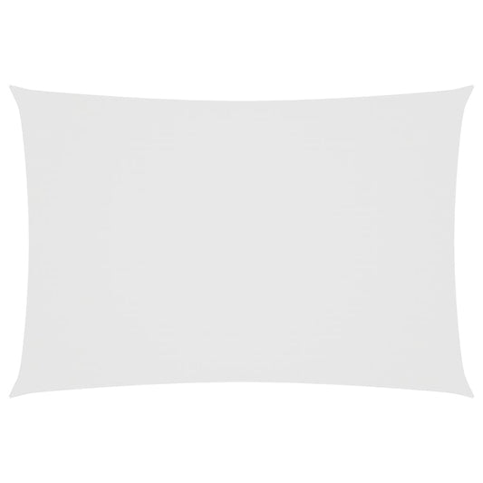 vidaXL Sunshade Sail Oxford Fabric Rectangular 2.5x4.5 m White
