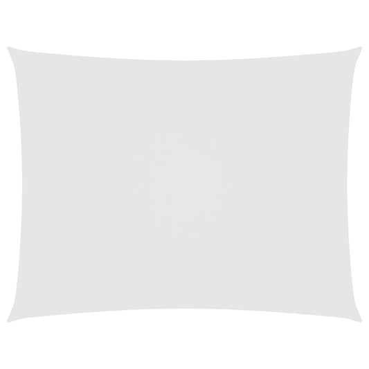 vidaXL Sunshade Sail Oxford Fabric Rectangular 5x7 m White