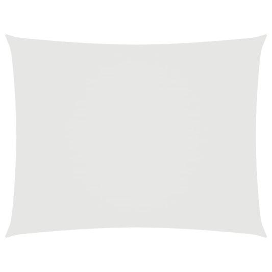 vidaXL Sunshade Sail Oxford Fabric Rectangular 6x7 m White