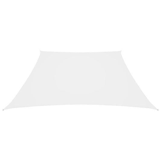 vidaXL Sunshade Sail Oxford Fabric Trapezium 2/4x3 m White