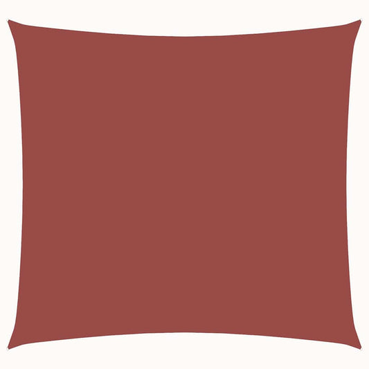 135363 vidaXL Sunshade Sail Oxford Fabric Square 7x7 m Terracotta