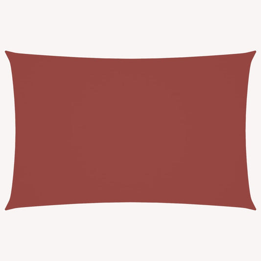 vidaXL Sunshade Sail Oxford Fabric Rectangular 5x7 m Terracotta