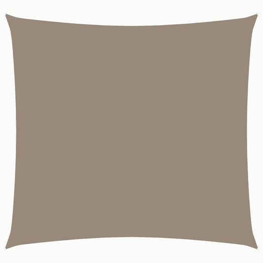 vidaXL Sunshade Sail Oxford Fabric Square 3x3 m Taupe