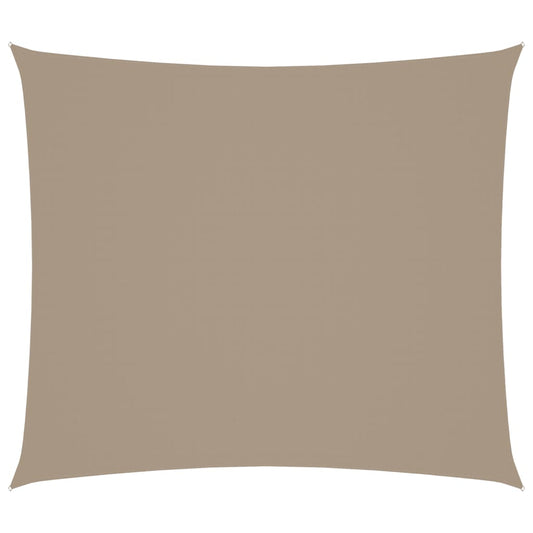 vidaXL Sunshade Sail Oxford Fabric Rectangular 2x2.5 m Taupe