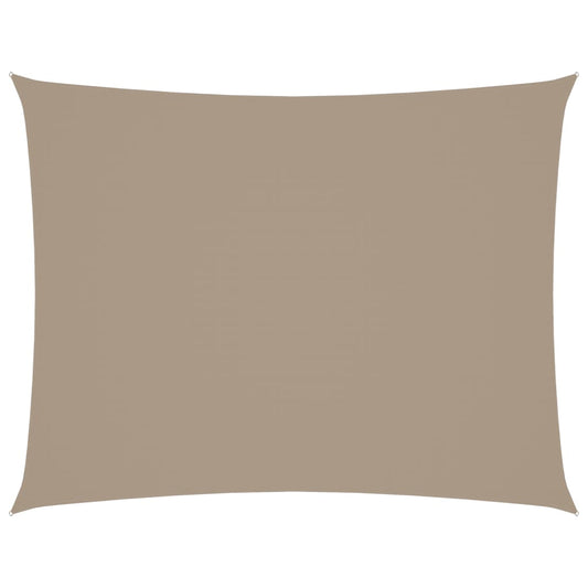 vidaXL Sunshade Sail Oxford Fabric Rectangular 2x3.5 m Taupe