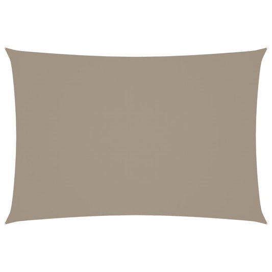 vidaXL Sunshade Sail Oxford Fabric Rectangular 2.5x4.5 m Taupe