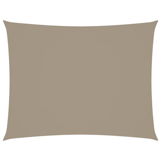 vidaXL Sunshade Sail Oxford Fabric Rectangular 3x6 m Taupe