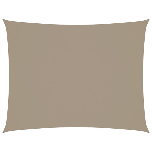 vidaXL Sunshade Sail Oxford Fabric Rectangular 3.5x5 m Taupe