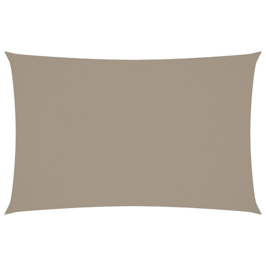 vidaXL Sunshade Sail Oxford Fabric Rectangular 4x7 m Taupe