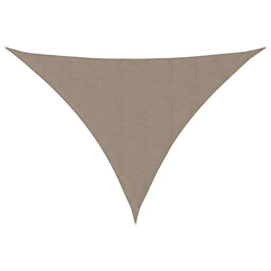 vidaXL Sunshade Sail Oxford Fabric Triangular 3x3x4.24 m Taupe