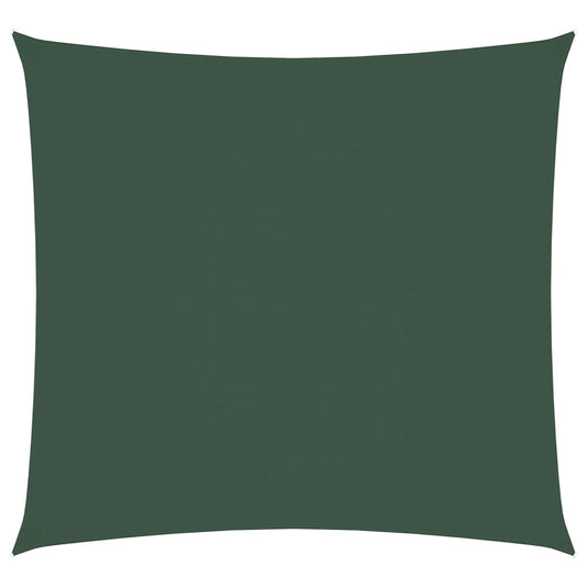 vidaXL Sunshade Sail Oxford Fabric Square 3x3 m Dark Green