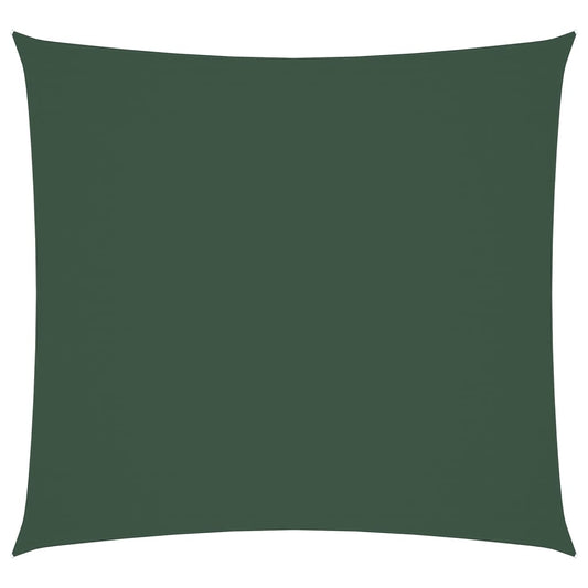 vidaXL Sunshade Sail Oxford Fabric Square 7x7 m Dark Green