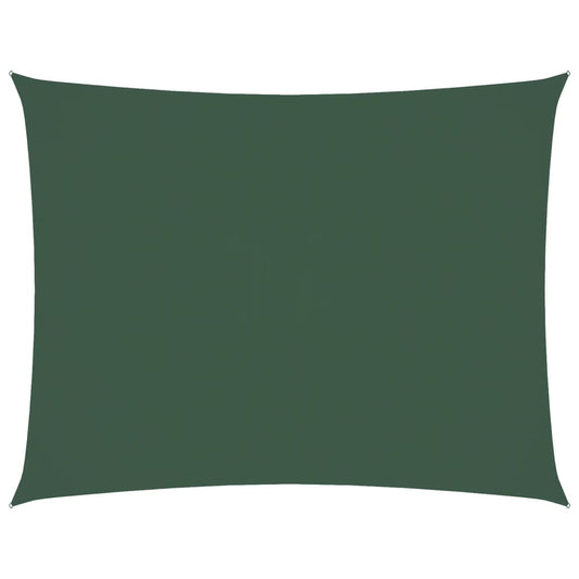 vidaXL Sunshade Sail Oxford Fabric Rectangular 5x6 m Dark Green