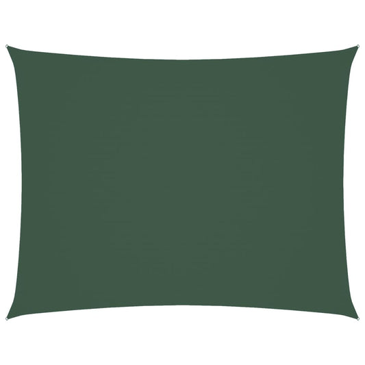 vidaXL Sunshade Sail Oxford Fabric Rectangular 6x8 m Dark Green