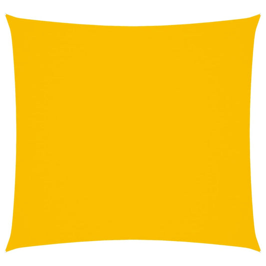 vidaXL Sunshade Sail Oxford Fabric Square 3.6x3.6 m Yellow