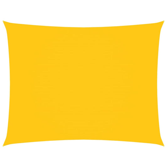 vidaXL Sunshade Sail Oxford Fabric Rectangular 3.5x4.5 m Yellow