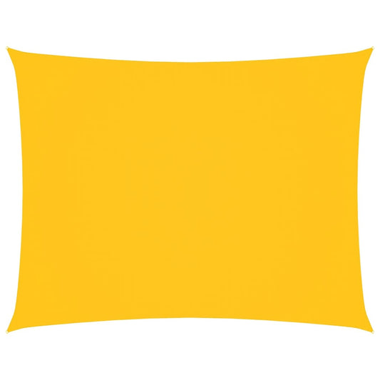 vidaXL Sunshade Sail Oxford Fabric Rectangular 4x6 m Yellow