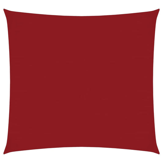 vidaXL Sunshade Sail Oxford Fabric Square 4x4 m Red