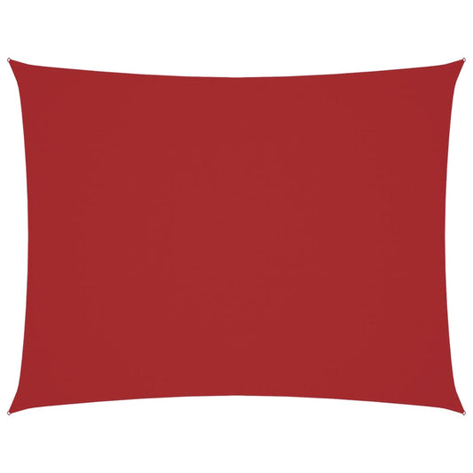 vidaXL Sunshade Sail Oxford Fabric Rectangular 2x3 m Red