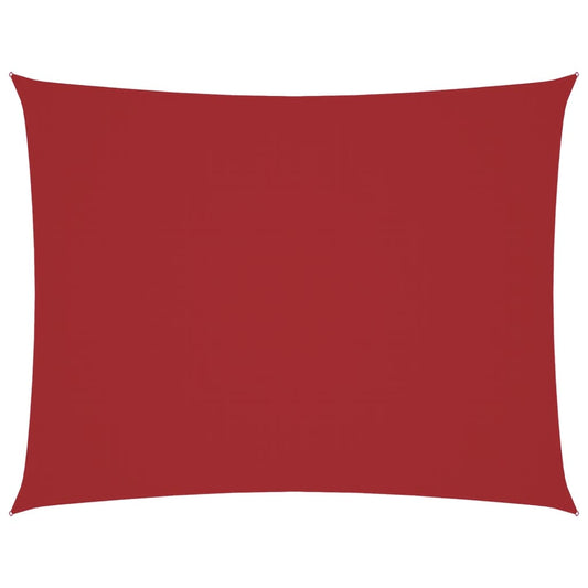 vidaXL Sunshade Sail Oxford Fabric Rectangular 2.5x3.5 m Red