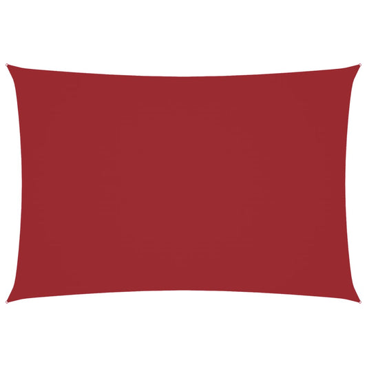 vidaXL Sunshade Sail Oxford Fabric Rectangular 2.5x4.5 m Red