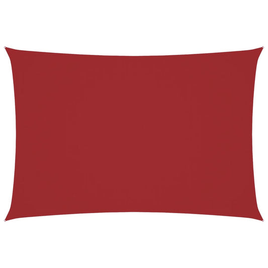 vidaXL Sunshade Sail Oxford Fabric Rectangular 3x6 m Red