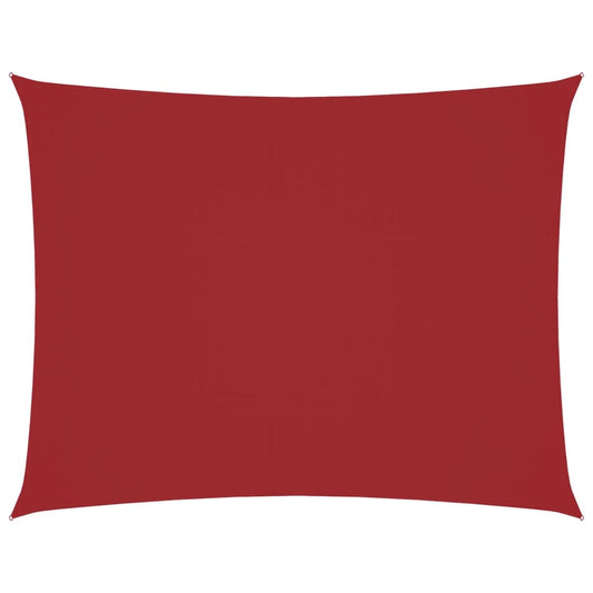 vidaXL Sunshade Sail Oxford Fabric Rectangular 4x5 m Red
