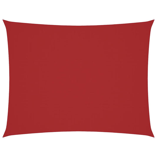 vidaXL Sunshade Sail Oxford Fabric Rectangular 4x6 m Red