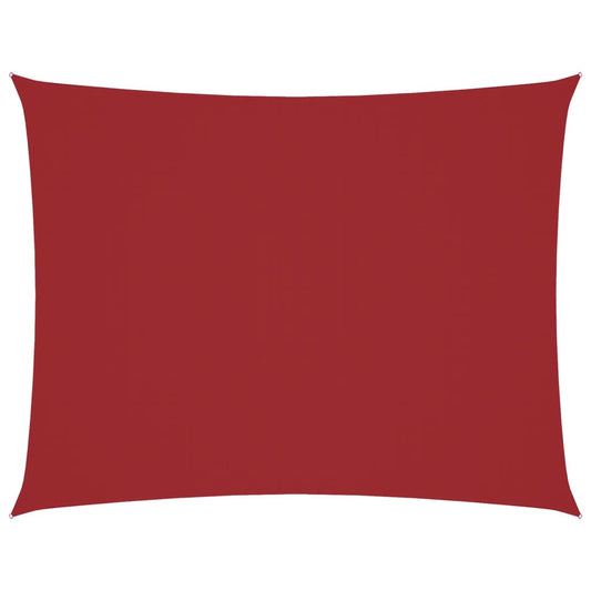 vidaXL Sunshade Sail Oxford Fabric Rectangular 5x7 m Red