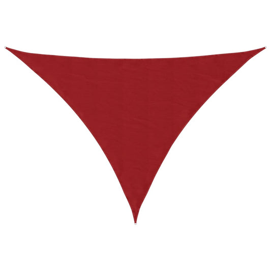 vidaXL Sunshade Sail Oxford Fabric Triangular 3x4x5 m Red