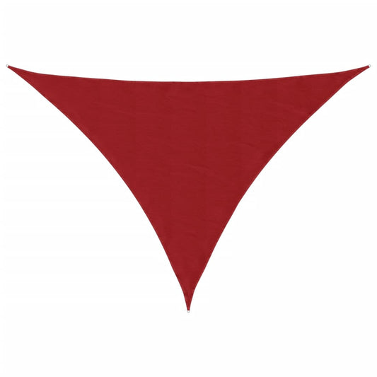 vidaXL Sunshade Sail Oxford Fabric Triangular 3x4x4 m Red