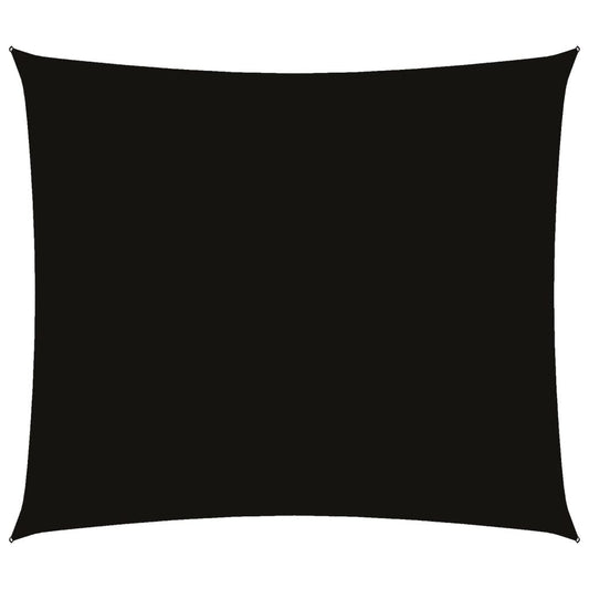 vidaXL Sunshade Sail Oxford Fabric Rectangular 2x2.5 m Black