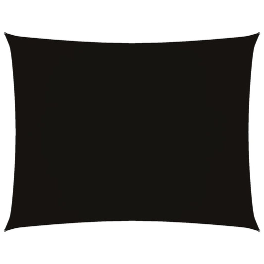 vidaXL Sunshade Sail Oxford Fabric Rectangular 2x3 m Black