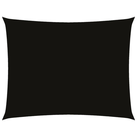 vidaXL Sunshade Sail Oxford Fabric Rectangular 2x3.5 m Black
