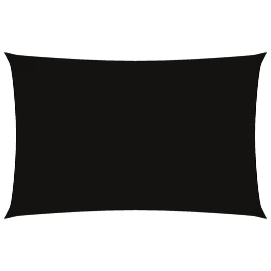 vidaXL Sunshade Sail Oxford Fabric Rectangular 2.5x5 m Black
