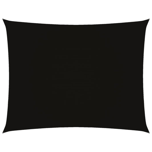 vidaXL Sunshade Sail Oxford Fabric Rectangular 3x4.5 m Black