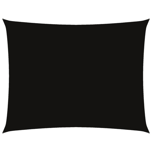 vidaXL Sunshade Sail Oxford Fabric Rectangular 3.5x4.5 m Black