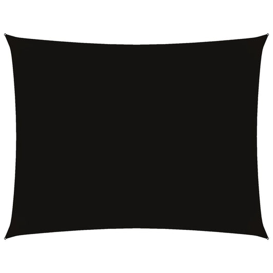vidaXL Sunshade Sail Oxford Fabric Rectangular 4x5 m Black