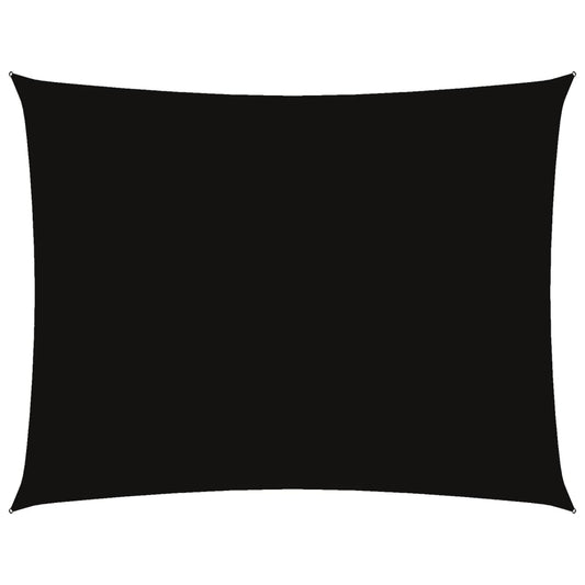 vidaXL Sunshade Sail Oxford Fabric Rectangular 6x7 m Black