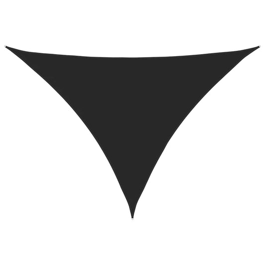 135787 vidaXL Sunshade Sail Oxford Fabric Triangular 5x7x7 m Black