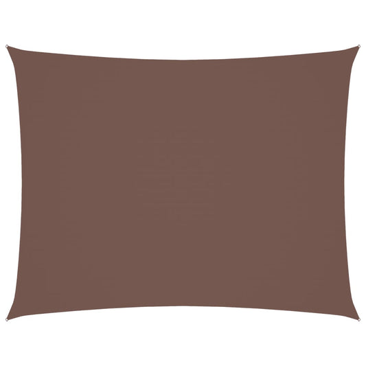 vidaXL Sunshade Sail Oxford Fabric Rectangular 2x3 m Brown