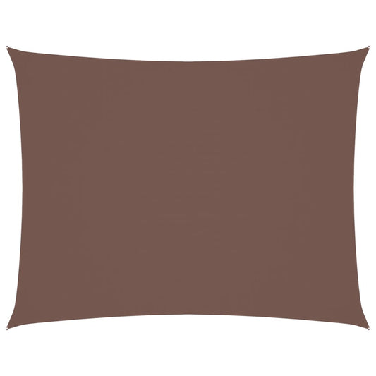 vidaXL Sunshade Sail Oxford Fabric Rectangular 2x3.5 m Brown