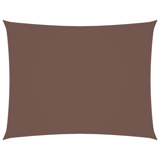 vidaXL Sunshade Sail Oxford Fabric Rectangular 2.5x3.5 m Brown