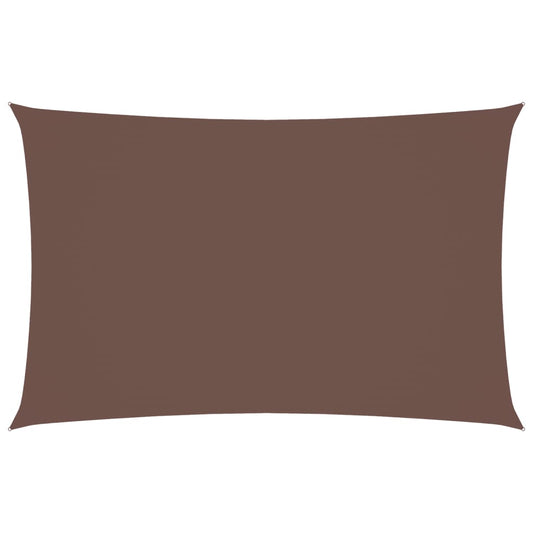 vidaXL Sunshade Sail Oxford Fabric Rectangular 2.5x5 m Brown