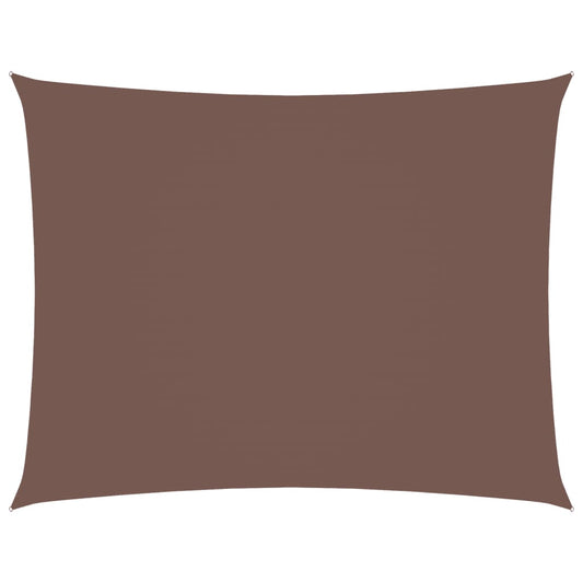 vidaXL Sunshade Sail Oxford Fabric Rectangular 3x4.5 m Brown