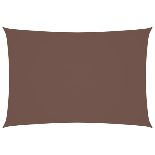 vidaXL Sunshade Sail Oxford Fabric Rectangular 3x5 m Brown