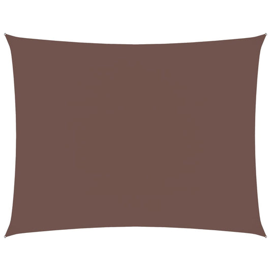 vidaXL Sunshade Sail Oxford Fabric Rectangular 3.5x4.5 m Brown