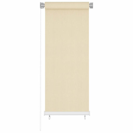 vidaXL Outdoor Roller Blind Cream 65(W)x140(H) cm HDPE