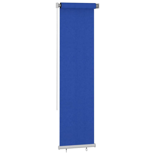 vidaXL Outdoor Roller Blind 65(W)x230(H) cm Blue HDPE
