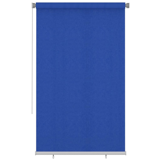 vidaXL Outdoor Roller Blind 145(W)x230(H) cm Blue HDPE